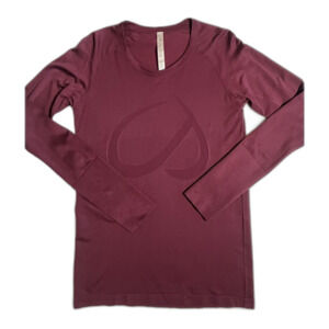 CRZ Yoga Plum Tunic Long Sleeved Top Stretch Thumb Hole Maternity? Large